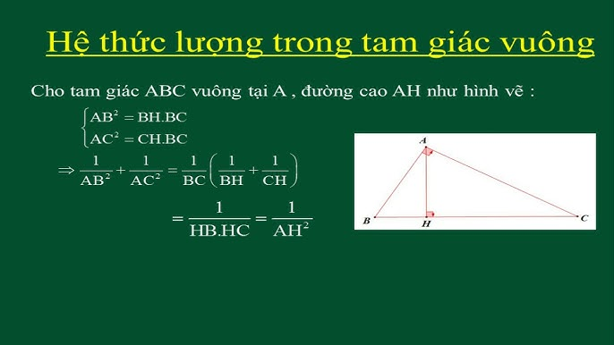 Các hệ thức lượng khác